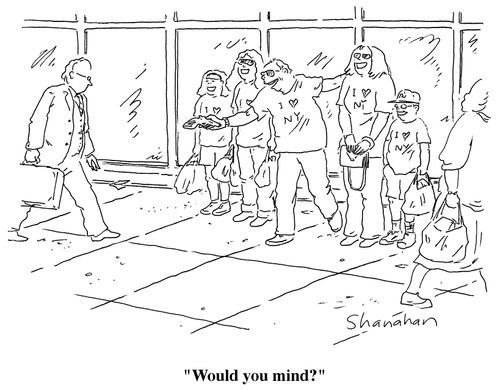 "Would you mind?"