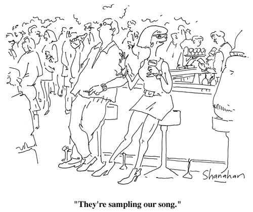 "They're sampling our song."