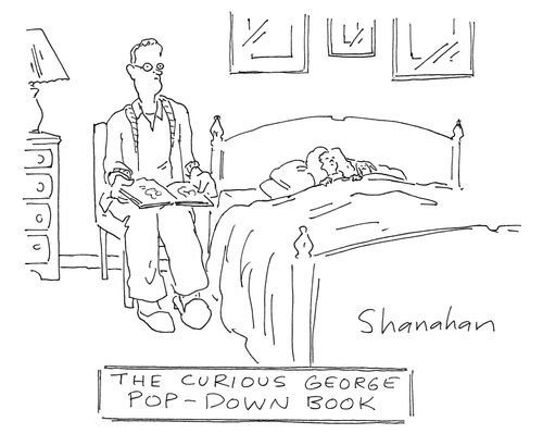 The Curious George pop-down book