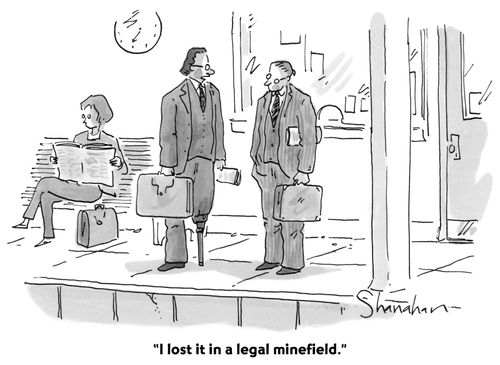 "I lost it in a legal minefield."