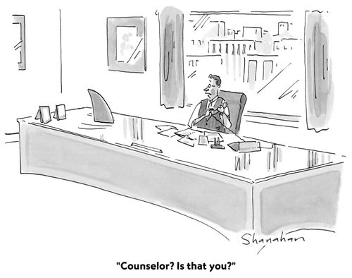"Counselor? Is that you?"