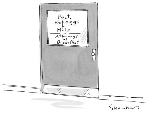 Post, Kelloggs & Mills: Attorneys at Breakfast