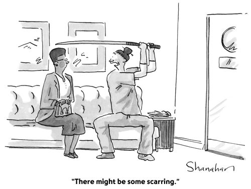 "There might be some scarring."