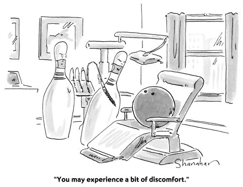 "You may experience a bit of discomfort."
