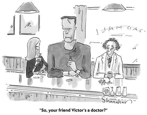 "So, your friend Victor's a doctor?"