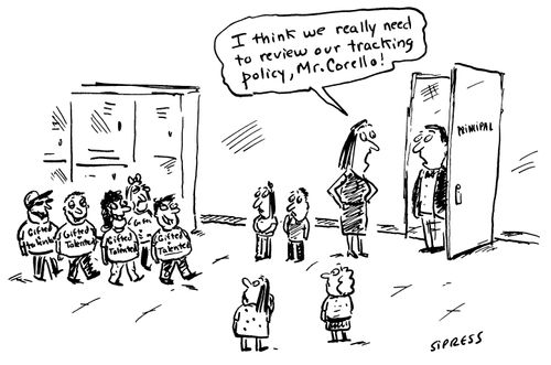 "I think we really need to review our tracking policy, Mr. Corello!"