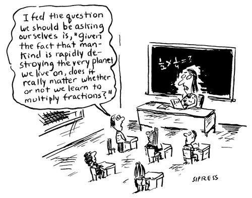"I feel the question we should be asking ourselves is..."