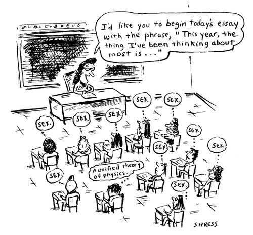 Teaching students going through puberty.