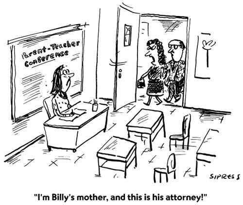 "I'm Billy's mother, and this is his attorney!"
