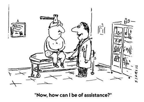 "Now, how can I be of assistance?"