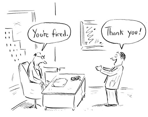 "You're fired."
