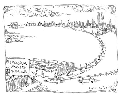 A "Park and Walk" near New York City.