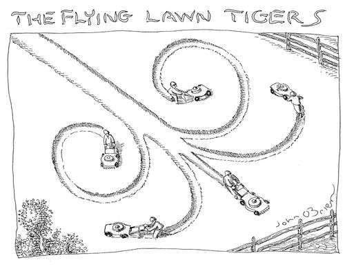 The Flying Lawn Tigers.