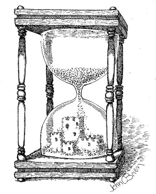 Sandcastle in a Sand Timer