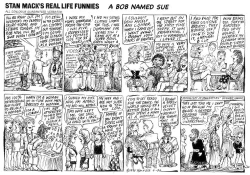 Stan Mack's Real Life Funnies: A Bob Named Sue
