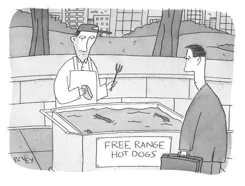 Free range hot dogs