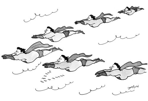 Flying in Formation.