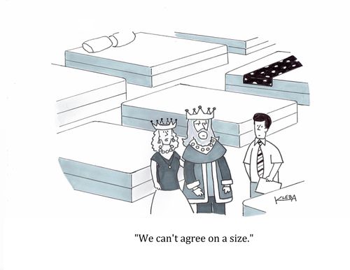 "We can't agree on a size."