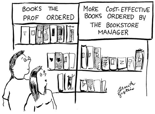Books the Prof Ordered. . . More Cost-Effective Books Ordered By The Bookstore Manager.