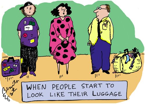 When People Start to Look Like their Luggade