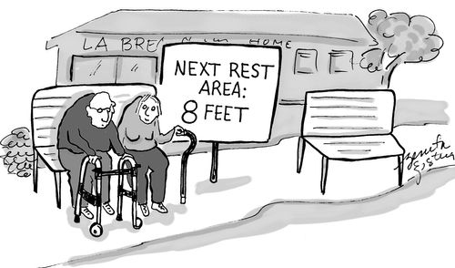 Next rest area 8 feet