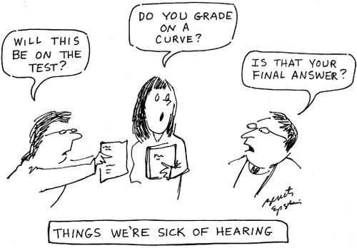 Things we're sick of hearing