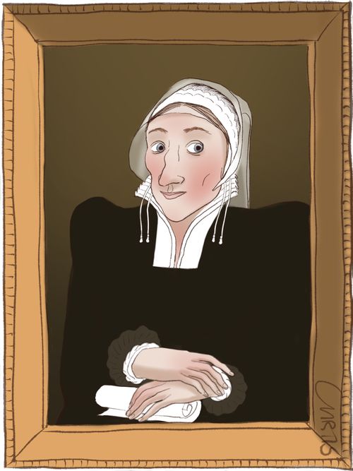 A portrait of an early modern woman