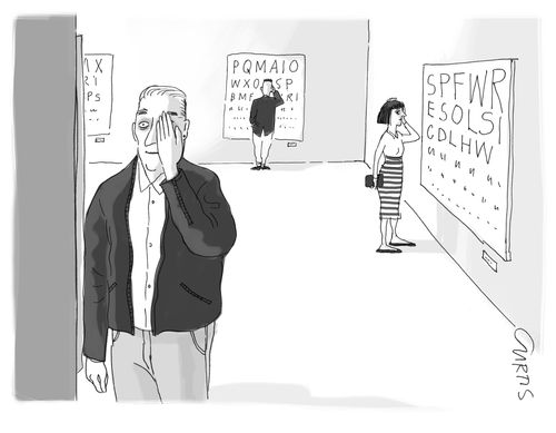 Eye test art