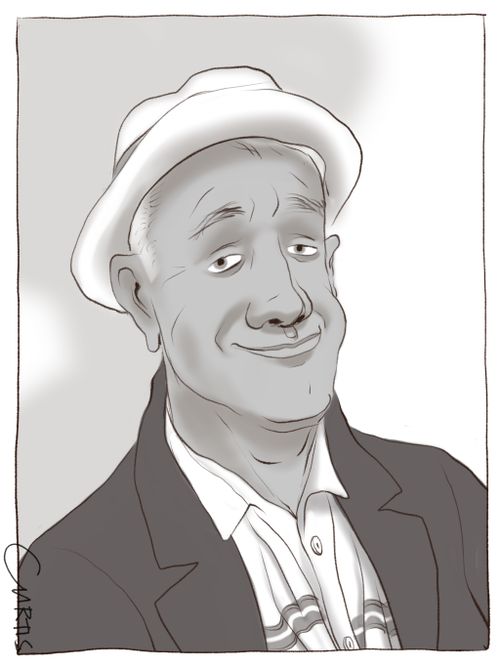 A smiling man in a hat
