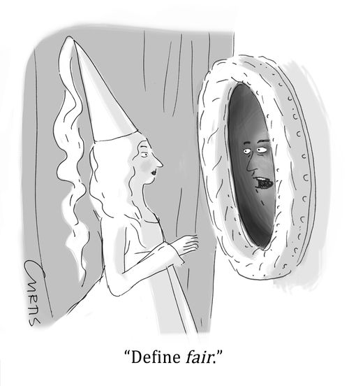 "Define fair."