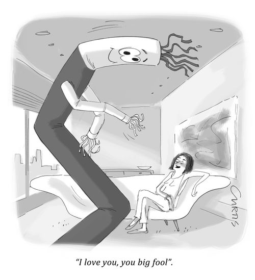"I love you, you big fool."