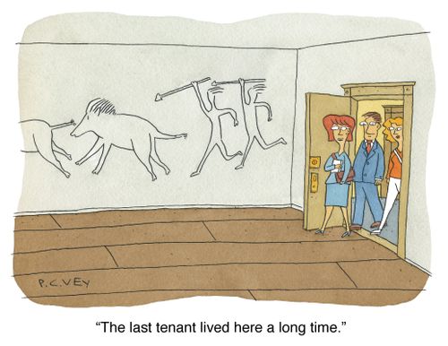 "The last tenant lived here a long time."