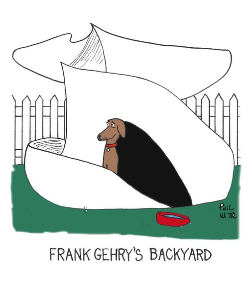 Frank Gehry's backyard