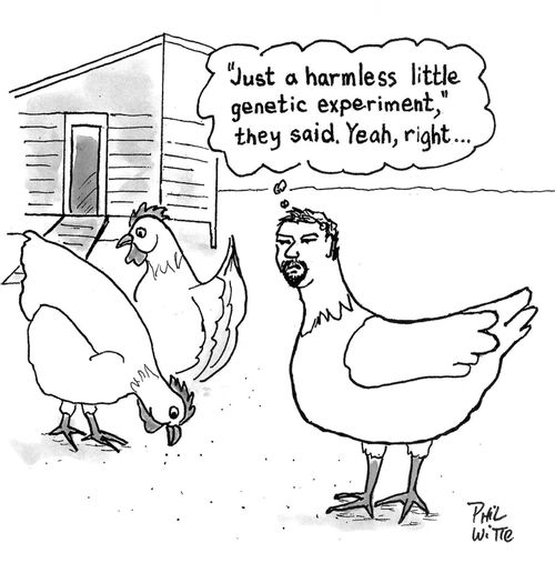 "Just a harmless little genetic experiment," they said. Yeah, right...