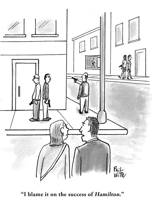 "I blame it on the success of Hamilton."