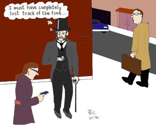 "I must have completely lost track of time."