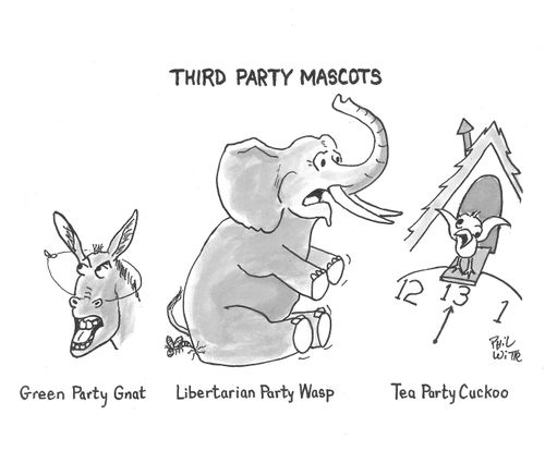 Third party mascots