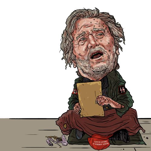 Steven Bannon in reduced circumstances