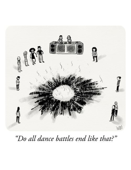 "Do all dance battles end like that?"