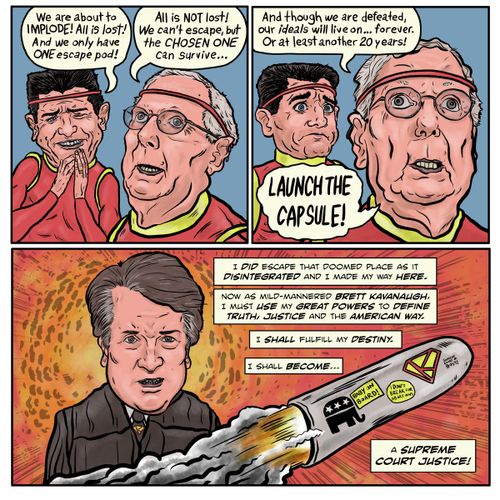 "We are about to implode! All is lost! And we only have one escape pod."