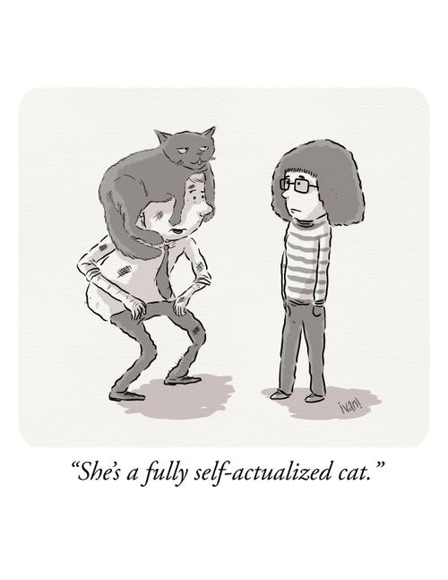 "She's a fully self-actualized cat."