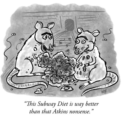 "This Subway Diet is way better than that Atkins nonsense."