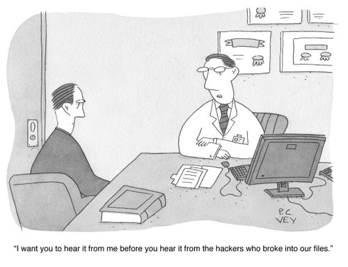 "I want you to hear it from me before you hear it from the hackers who broke into our files."
