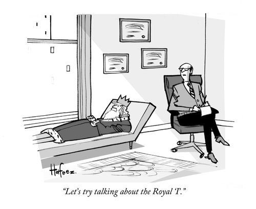 "Let's try talking about the Royal 'I'."