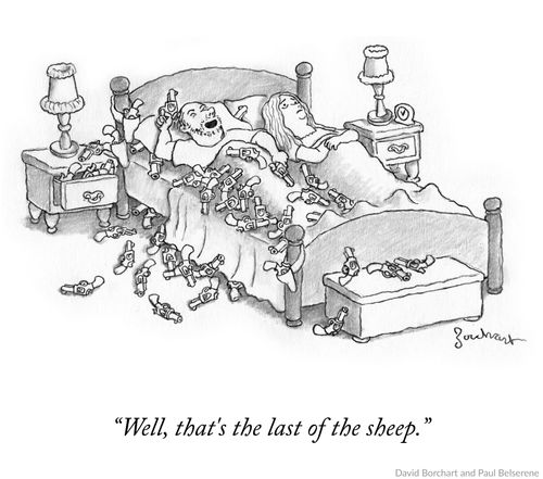 "Well, that's the last of the sheep."