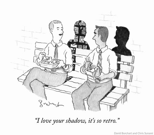 "I love your shadow, it's so retro."