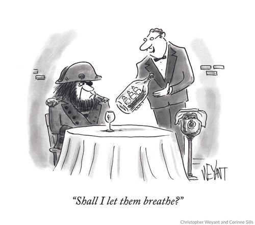 "Shall I let them breathe."
