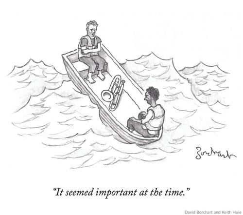 "It seemed important at the time."