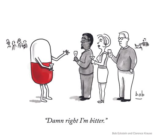 "Damn right I'm bitter."