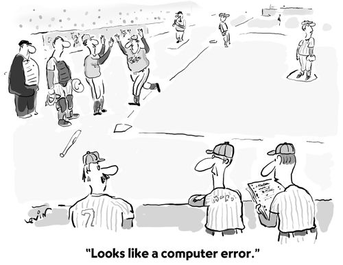 "Looks like a computer error."
